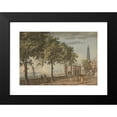 thumbnail image 2 of John Inigo Richards 18x14 Black Modern Framed Museum Art Print Titled - York Watergate and Westminster Bridge (1796), 2 of 5