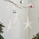 thumbnail image 1 of Adorno Navideño de Estrella de Mar de Hierro | Estrella de Cinco Puntas de Metal Blanco y Plateado para Colgar En La Ventana | Acabado Brillante, Duradero y Resistente Al Óxido | Decoración para Fies, 1 of 6