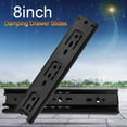 thumbnail image 2 of Drawer Slide 2pcs Mini Short Drawer Slides Furniture Guide Rail Full Extension Kitchen Cupboard Hardware(8 Inch), 2 of 8
