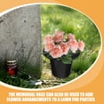 thumbnail image 3 of Memorial Cemetery Vase Plastic 10Pcs 5.1X5.1X3.9In, 3 of 7