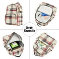 thumbnail image 5 of FORMRS Mini Backpack Purse for Women Travel Daypack Casual Shoulder Bag, Red Tartan, 5 of 7