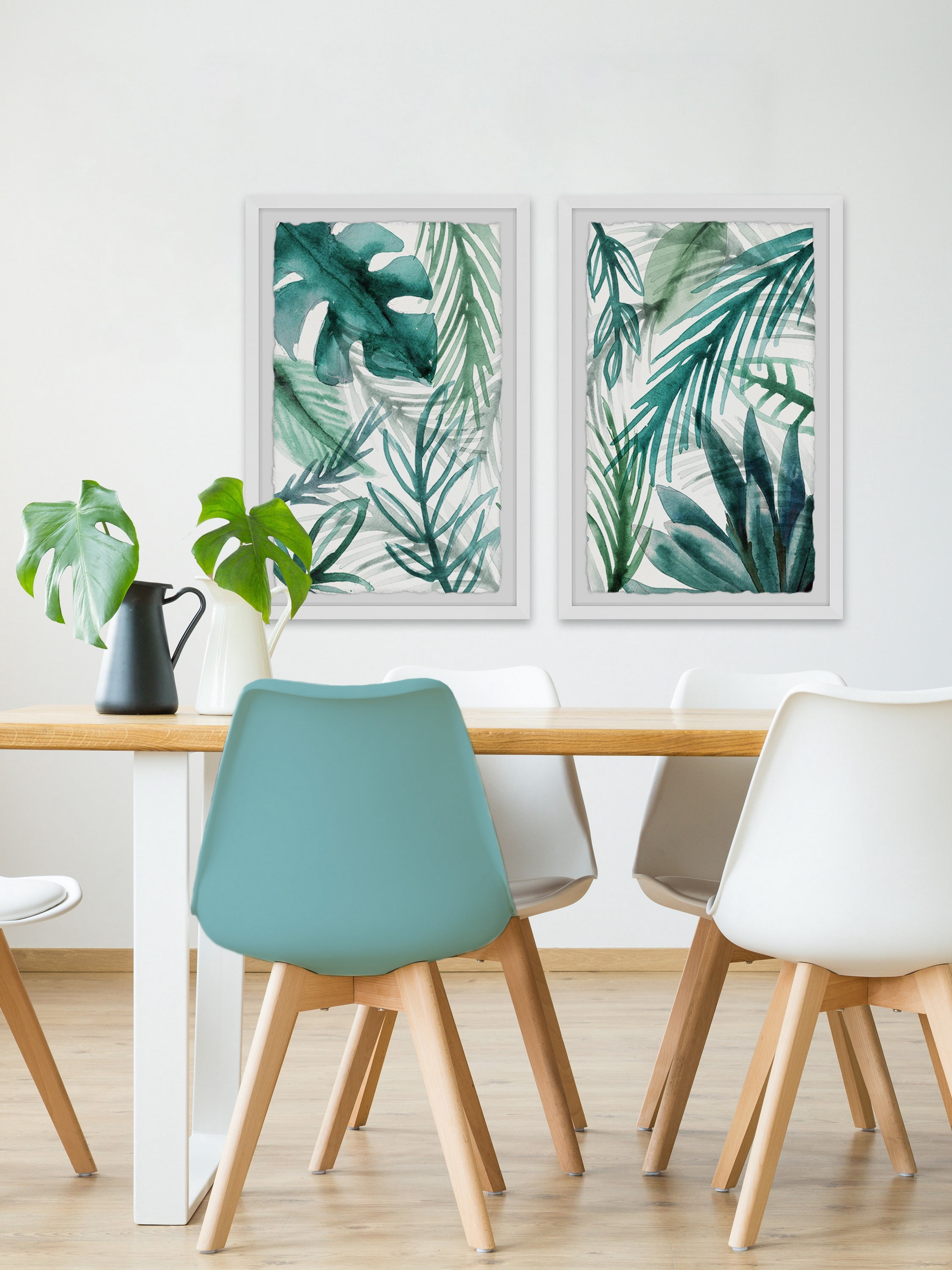 Marmont Hill Green Palms Diptych