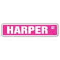 thumbnail image 1 of HARPER Street Sign Childrens Name Room Sign | Indoor/Outdoor |  30" Wide Plastic Sign, 1 of 1