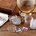 thumbnail image 2 of Cápsulas para monedas de 40 Mm, estuche para monedas, contenedor de almacenamiento con caja organizadora de almacenamiento para suministros de colección de monedas (60 piezas), 2 of 5