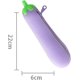 thumbnail image 2 of Pencil Case, Cute Cartoon Vegetables Silicone Zippers Pencil Case Pen Bag Holder Cosmetic Bags Office School Stationery Supplies (eggplant), 2 of 4