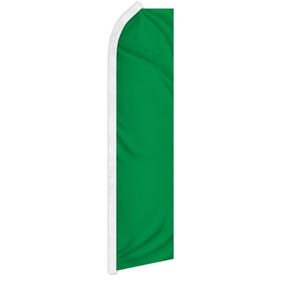 Green Solid Color Super Flag