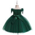 thumbnail image 4 of Girls Flower Dress Bridesmaid Wedding Party Birthday Communion Princess Tutu Dresses, 4 of 4