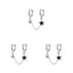thumbnail image 1 of Guardurnaity Pendientes de aro, pendientes de cadena delicados a la moda, estrella encantadora que combina con todo, accesorios de joyería para Type1, 1 of 6