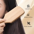 thumbnail image 3 of 6 Piezas Cepillo para Cabello, Antiestático, Peine para Cabello Antiobstrucción, se Puede Utilizar para Cabello Rizado, Cabello Seco Y Cabello Liso, Adecuado para Todo Tipo de Cabello, Unisex, 3 of 4