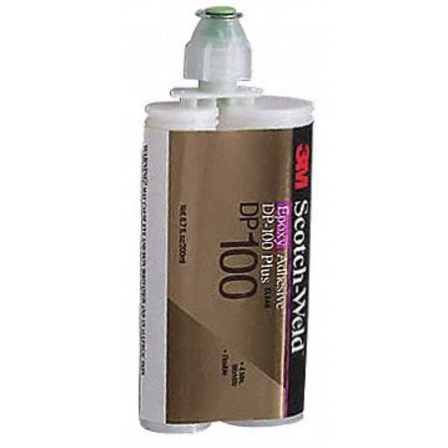 3M 100 Epoxy Adhesive, DualCartridge, 6.76 oz, Clear, 11 Mix Ratio