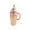 Pink, variant on 46OZ Large Capacity Plastic Straw Water Bottle - Portable, Leak-Proof, Reusable Sports Cup for Outdoor Activities, Gym, Hiking, and Camping