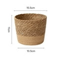 thumbnail image 6 of Hand-Woven Basket Planter Rustic Flower Pot Toy Organizer Storage Basket Planter for Indoor Plants Home Farmhouse Decoration, 6 of 8