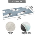 thumbnail image 3 of Bath Mat Soft Plush Non-Slip Absorbent Bathroom Rugs 39"x20" Cute Terrier Dogs, 3 of 8