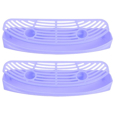 Hemobllo 2Pcs Water Dispenser Mat Violet Plastic Drip Tray Easy to Clean for Home Users in Office Space