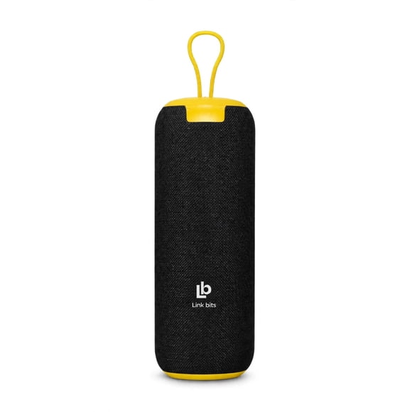 Bocina Bluetooth Portátil Link Bits TWS Radio FM USB Micro SD Recargable con Correa