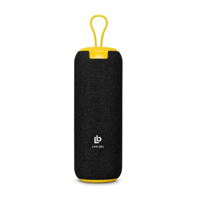 Bocina Bluetooth Portátil Link Bits TWS Radio FM USB Micro SD Recargable con Correa