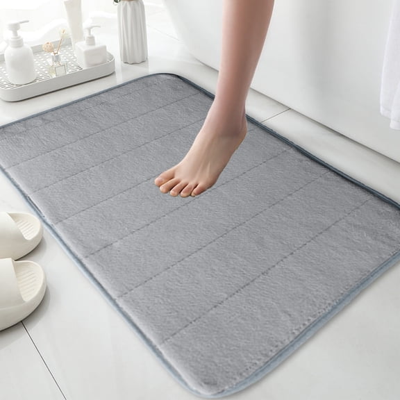 DcGZvy Bathroom Rugs Non Slip Shower Rug Soft Entryway Rug Washable Area Rug Bedroom Rug Laundry Room Rug Winter Savings