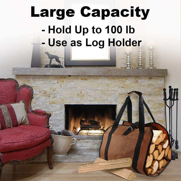 Firewood Log Carrier Bag Canvas Wood Tote Firewood Holder for Fireplaces Camping Wood Stoves Beaches Firewood Log Carrier Bag Canvas Wood Tote Firewood Holder for Fireplaces Camping Wood Stoves Beaches