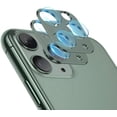 thumbnail image 1 of Protecteur d'Objectif de Caméra pour iPhone 11 Pro/iPhone 11 Pro Max, Anneau de Protection en Alliage d'Aluminium - Vert Nuit, 2 Pcs, 1 of 7