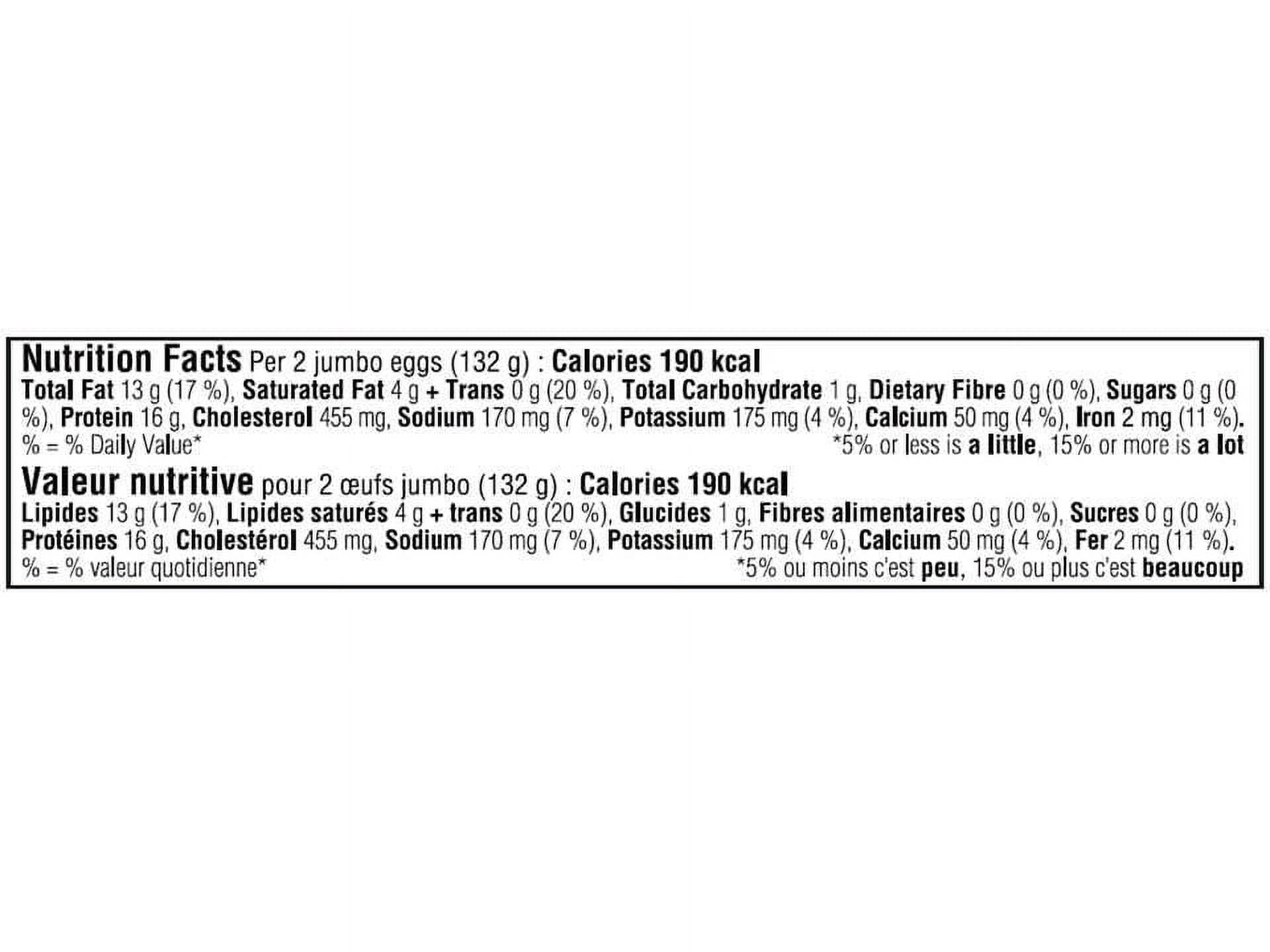 GoldEgg Jumbo White Eggs, 12 Count