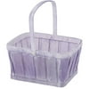 Purple Rectangle Woodchip Basket