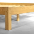 thumbnail image 6 of Grain Wood Furniture Shaker Solid Wood Panel Platform Bed, King Size, Natural, 6 of 8