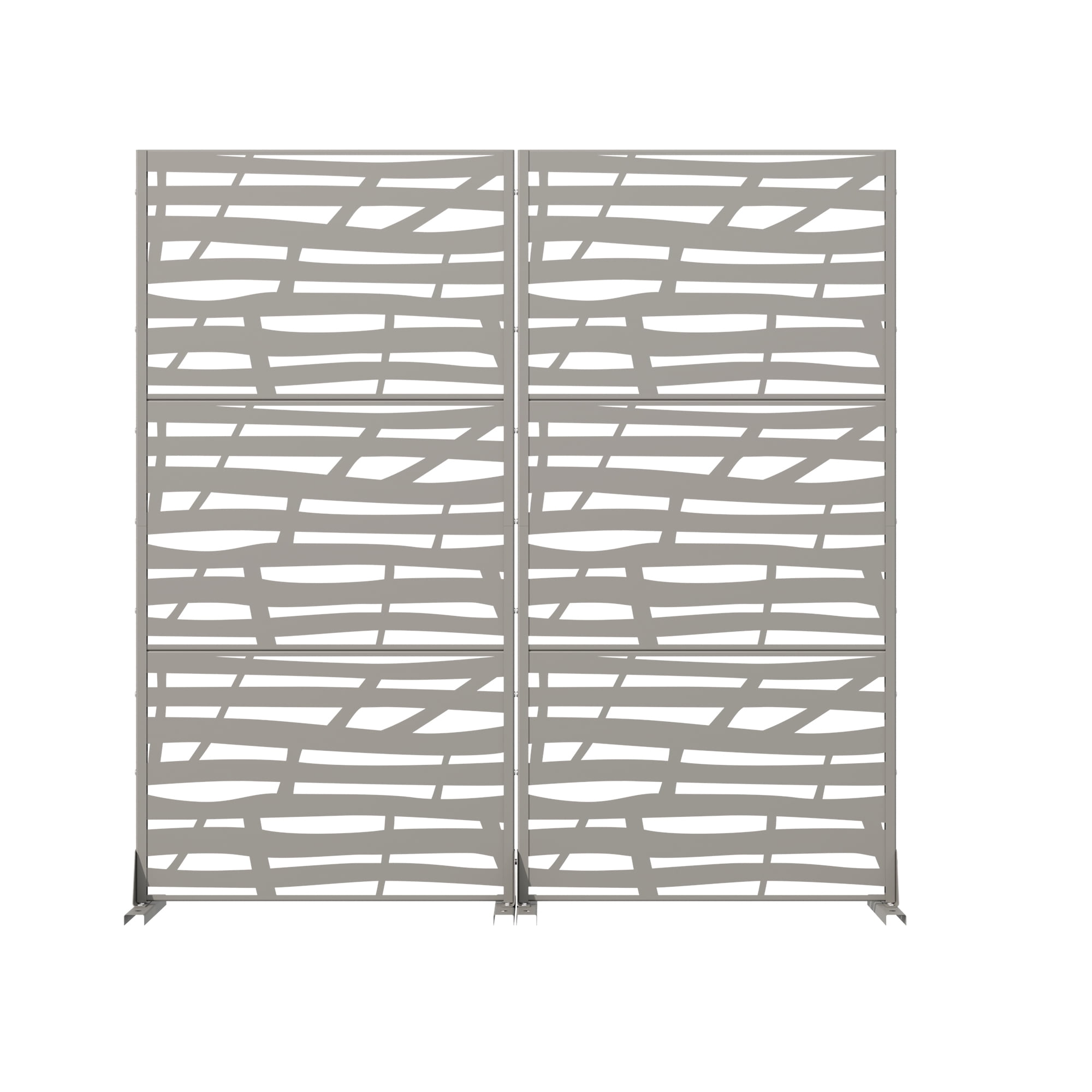 Metal Privacy Screen Fence Panel with Stylish Pattern