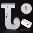 thumbnail image 4 of Unique Bargains LED Letter Lights Battery Powered for Night Light Party (White, J), 4 of 6