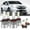 White, variant on For Honda CR-V CRV 2015-2020 LED Headlight High Low Fog Light Bulbs 6000K Xenon White Pack of 6