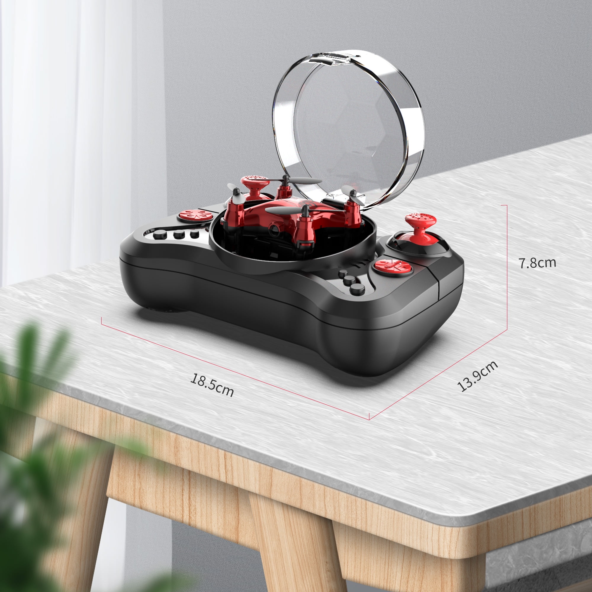 Mini Drone with 3 Batteries RC Nano Quacopter Drone for Kids Beginners RC Helicopter with Auto Hovering 3D Flip Headless Mode Play Outdoor and Indoor