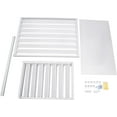 thumbnail image 6 of Air Conditioner Fence Panels AC Fence 4 Panels Outdoor Privacy Fence Covers, Condenser Protective Cover,Aluminum Alloy AC Privacy Screen Perfect to Trash Can Enclose Pool Equipment and A/C Units, 6 of 18