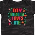 thumbnail image 4 of Inktastic My Grandma Loves Me Girls Girls Baby Bodysuit, 4 of 5