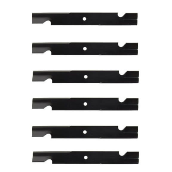 XHT Lawnmower Blades 20-1/2", 5/8", Notch (Set of 6) - B1DC1501,6