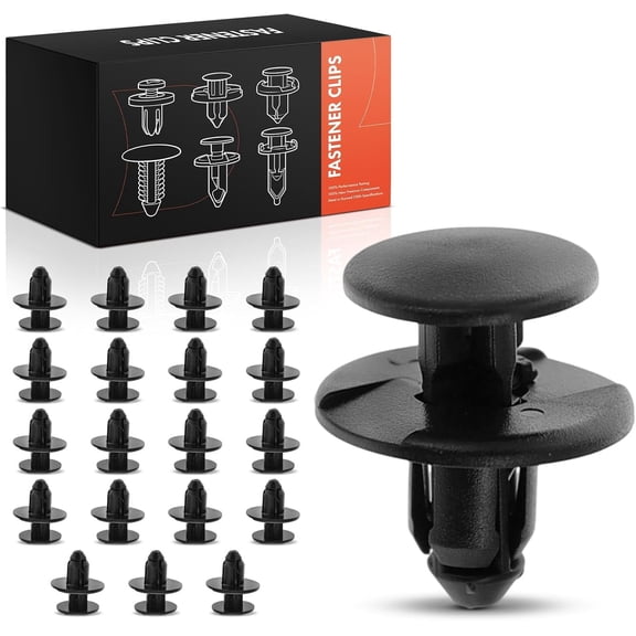 A-Premium 20 PCS Nylon Car Retainer Fastener Push Pin Clips Compatible with Chevrolet Silverado 1500 Equinox Malibu Cruze Traverse Impala Tahoe Camaro Colorado Sonic Trax Spark Corvette Volt Blazer