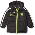 thumbnail image 2 of USPA BOY Matelassé Réversible, 53A Noir/citron Vert, 2T, 2 of 2