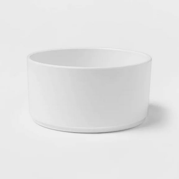 26oz Plastic Cereal Bowl White : Recycled PET, Dishwasher & Microwave Safe