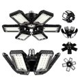 thumbnail image 1 of Dopwii Bombillas LED para garaje (paquete de 2), 180 W, 18 000 lm, 6500 K, para taller, con 6 paneles deformables y 1 para techo de s&oacute;tano y granero, compatibles con E26/E27. (2), 1 of 9
