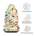 thumbnail image 4 of Fotbe Rockets Funda para Asiento de Auto con Estampado – Impermeable y Antisudor – Ajuste Universal, Lavable a Máquina, Antideslizante (1 Pieza), 4 of 5