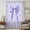 Purple, variant on Pink Bow Sheer Curtains 45 Inches Long, Cute Watercolor Girls Cartoon Luxury Light Filering Curtains, Breathable Simi Curtain Privacy Drapes for Kitchen Bathroom Lightweight Small Window Treatment