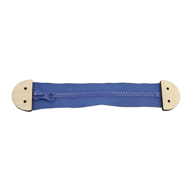 Tablero de actividades con accesorios para manualidades y cremallera, juguete Montessori para desarrollo de juegos en interiores. Azul