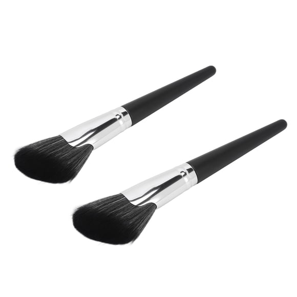 Contour Brush, Log Handle Makeup Shading Brush Ergonomic Portable for Home Travel for Makeup Artist