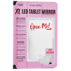 Love Ellie Megan XL LED Tablet Mirror with dimmable lights and micro USB cord | Pink