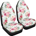 thumbnail image 3 of POLERO Front Seat Cover Automotive, Protective Car Front Seat Covers SUV Washable, Rose, 3 of 9
