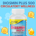 thumbnail image 4 of Arymar Diosmin Plus, 500 mg with 200 mg Hesperidin & B-Complex - 60 Capsules, 4 of 9