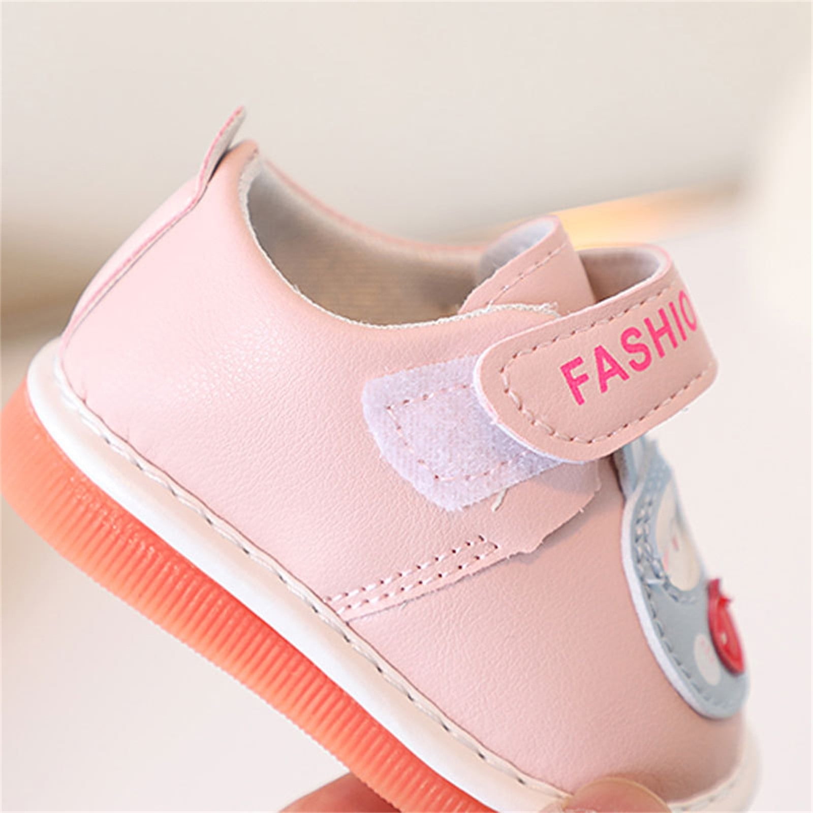 Hinvhai Baby Squeaky Shoes Toddler Boy Girl Sneakers Anti-Slip