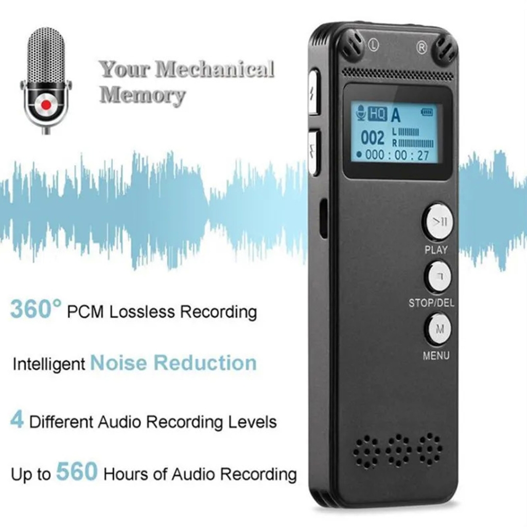 32G Digital Voice Recording Pen Convenient Sound Recorder for Interviews Lecture