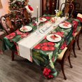 thumbnail image 1 of Nappe de Noël Imperméable Rectangulaire 60x84 Pouces - Décoration de Vacances Imprimée Nappe de Réveillon - Tissu Lavable pour Fête, Cuisine, Salle à Manger, Extérieur, Intérieur, 1 of 5