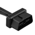 thumbnail image 3 of Cable de extensión OBD2 Ecomeon 16 pines macho a doble hembra adaptador plano con interruptor, 3 of 6