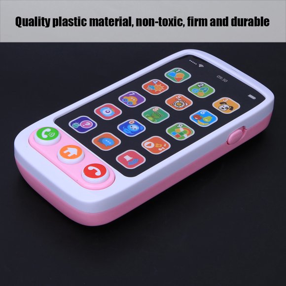 Baby Cell Phone Toy, Learn Counting Simulated Smart Phone Multifunctional Toy Phone For Birthday Gifts For English Instruction