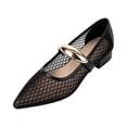 thumbnail image 4 of YOUYEDIAN Flat Shoes for Women Dress Non Slip Slip on Mary Jane Shoes Spring Fall Work Walking Shoes Trendy Closed Toe Orthopedic Shoes (Black), 4 of 5
